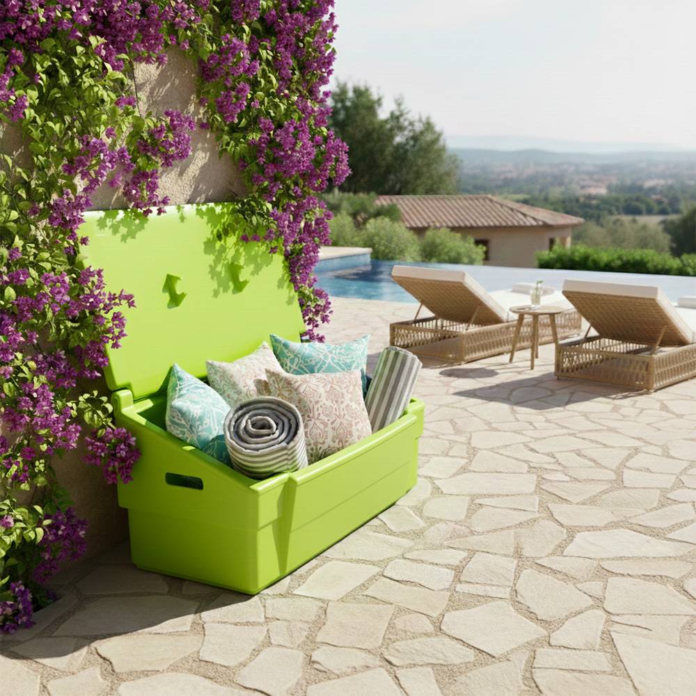 Coffre de jardin 100l -plast'up rotomoulage - Imagen 4