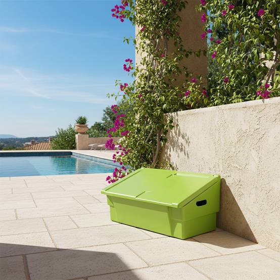 Coffre de jardin 100l -plast'up rotomoulage - Imagen 2