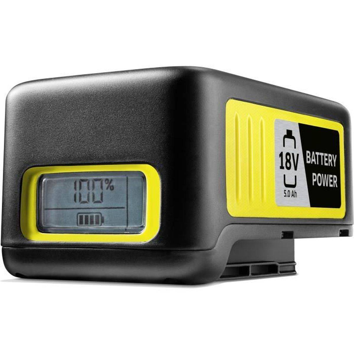 Batterie Kärcher Battery Power 18 V 5 Ah Li-Ion avec écran LCD, 20 V max, chargeur ultra-rapide - Karcher - Image 2