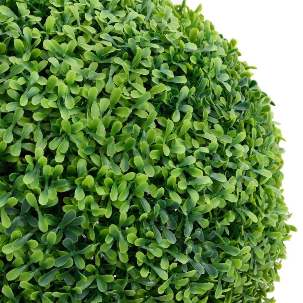 Vidaxl - Plante de buis artificiel avec pot Forme de boule Vert 50 cm - Image 2