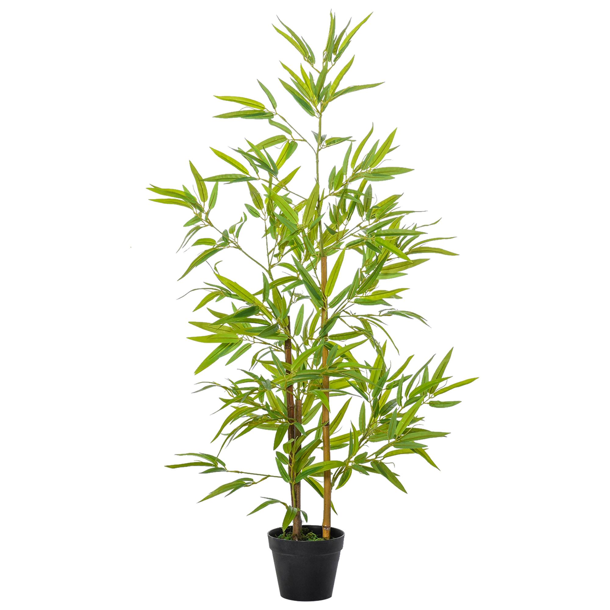 Bambou artificiel plastique vert 15.5 x 15.5 x 120 cm - PANGIVO - Image 2