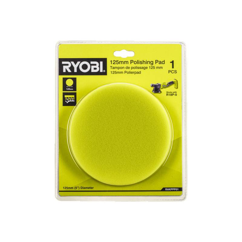 Polisseuse Ryobi R18P-0 - 18V Sans Batterie Ni Chargeur, Disque De Finition Inclus