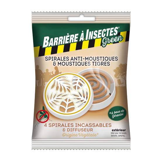 Barrière à insectes Green - Spir Géraniol4+diff