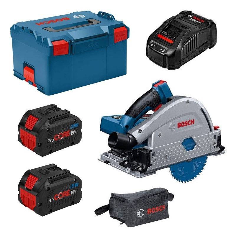 Bosch - Scie circulaire plongeante sans fil BITURBO BOSCH GKT 18V-52 GC 2 x 5.5Ah Bosch - Image 1