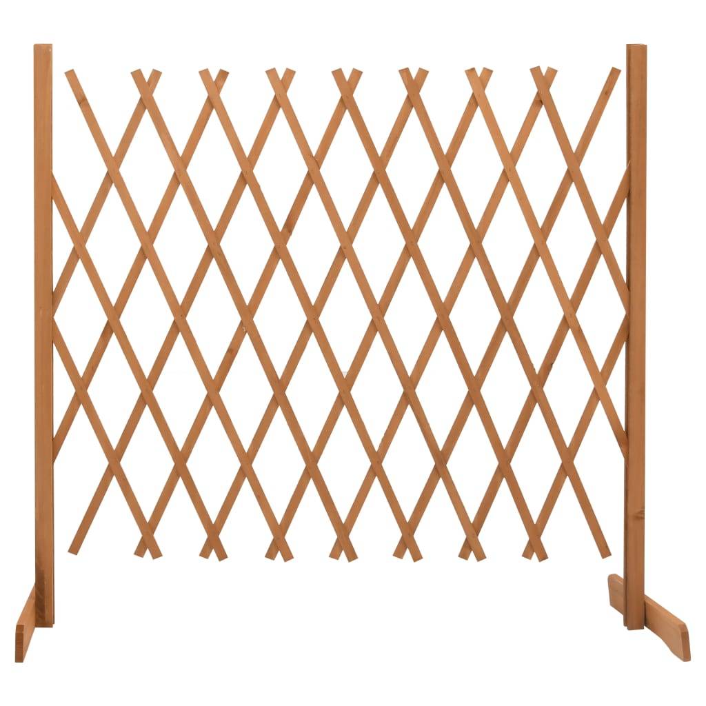 Clôture en treillis bois sapin orange 180 x 100 cm - PANGIVO