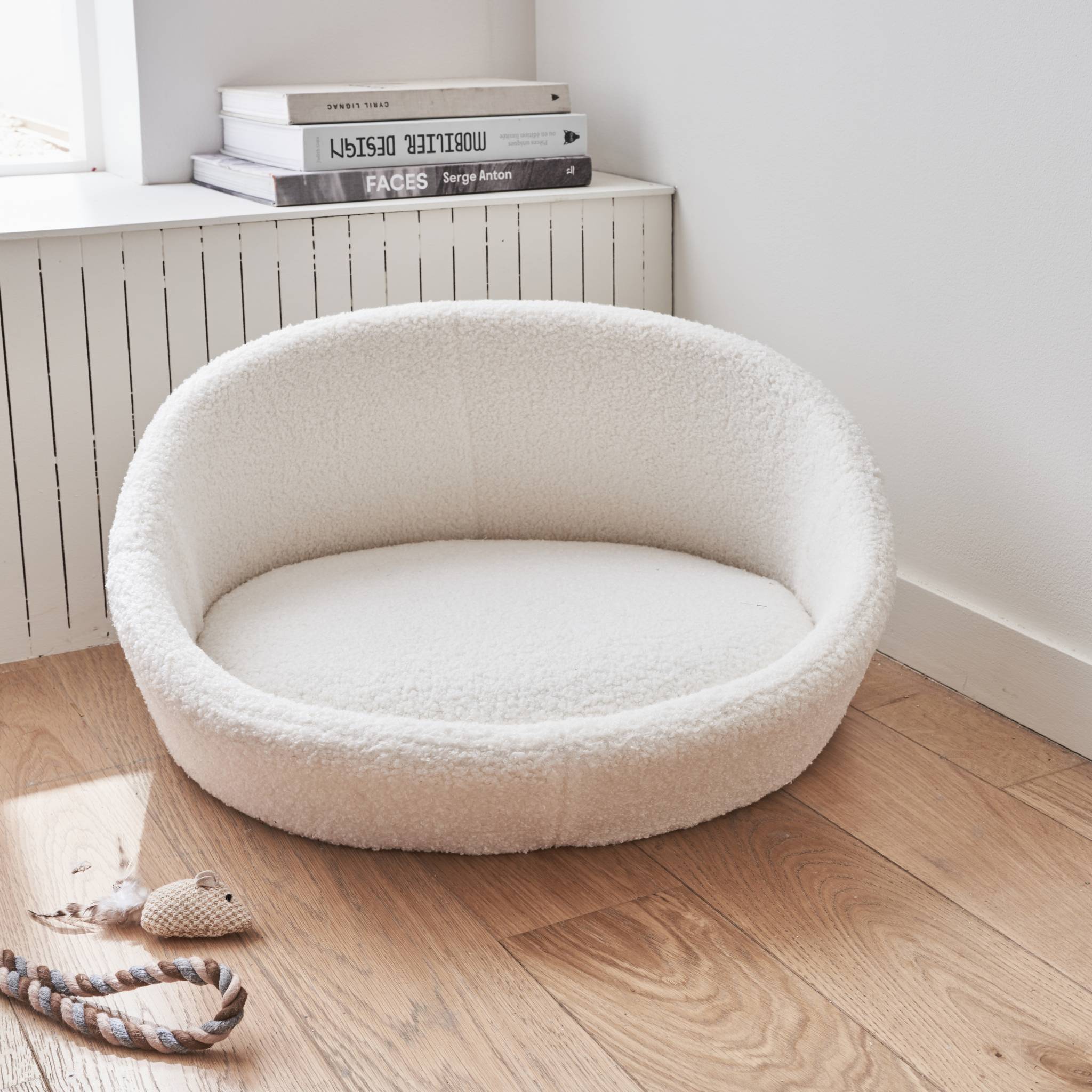 Panier pour chien et chat. lit pour animaux de compagnie. bouclette - Image 3