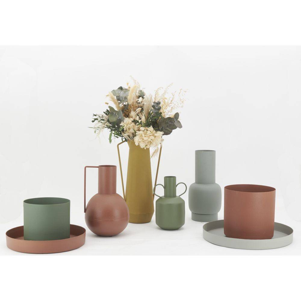 Aubry Gaspard - Plateaux ronds en métal (lot de 2) - Imagen 2