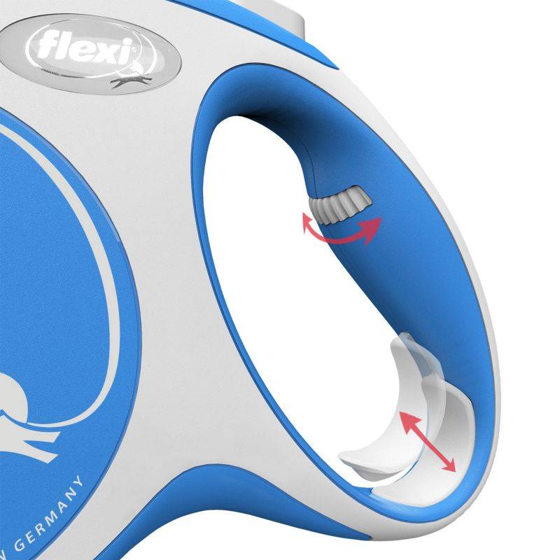 Flexi - Laisse New Comfort S Tape 5 m blue CF10T5-251-BL-20 Flexi - Image 2