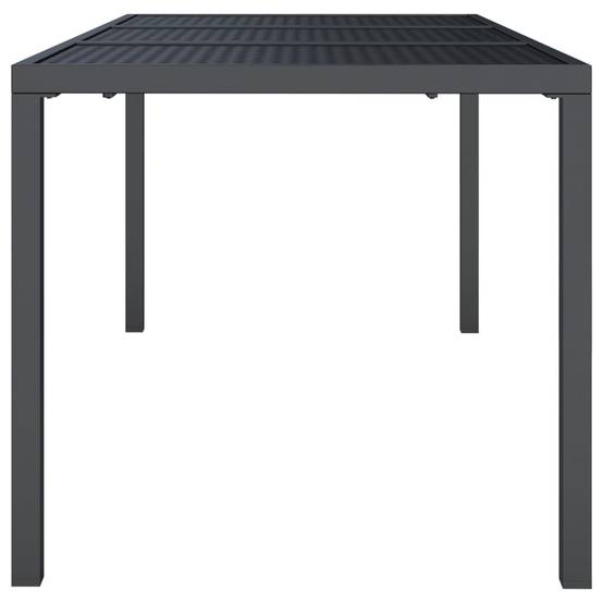 PANGIVO - Table de Jardin Anthracite 165 x 80 x 72 cm Acier - PANGIVO - Image 4