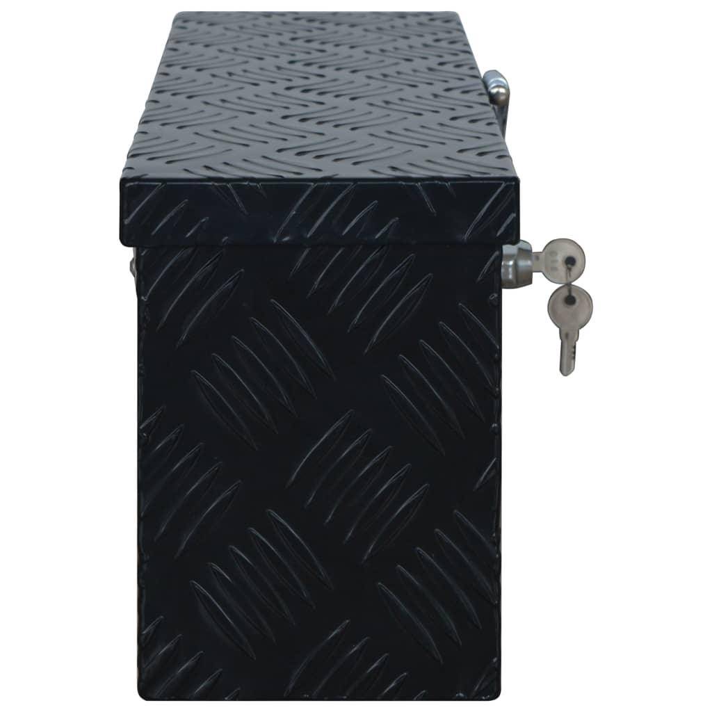 Helloshop26 - Boîte caisse de remorque en aluminium 48,5 cm noir - Imagen 3
