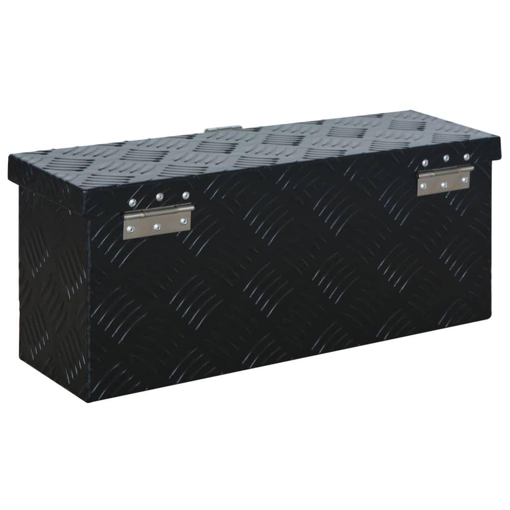 Helloshop26 - Boîte caisse de remorque en aluminium 48,5 cm noir - Imagen 4