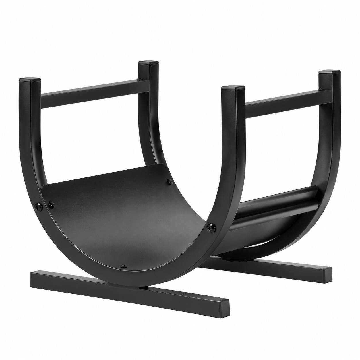 Support à Bûches en Métal Forme U Intérieur Extérieur - Image 1
