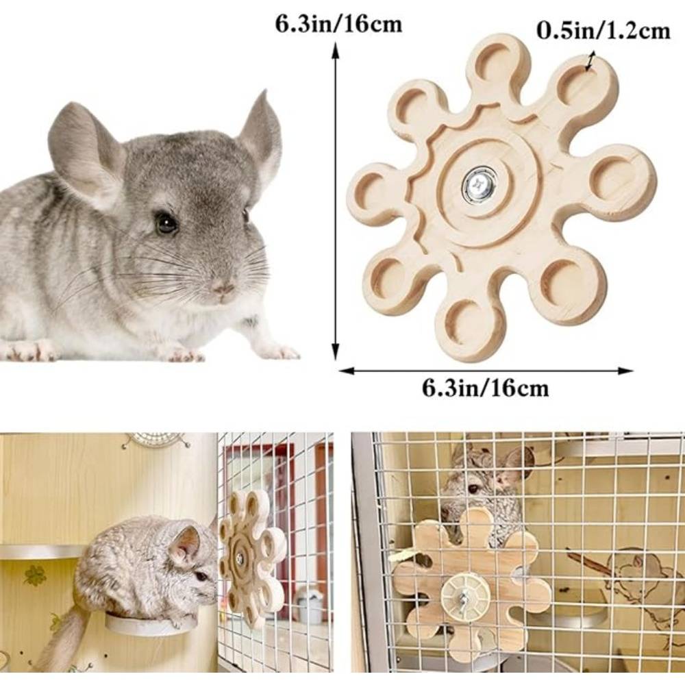 DtopbuyAge - Jouet Tournant pour Chinchillas et Rongeurs DtopbuyAge - Image 4
