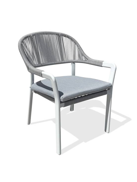 Fauteuil de jardin ABELLA - BLANC - REMARQUABLE - Image 1