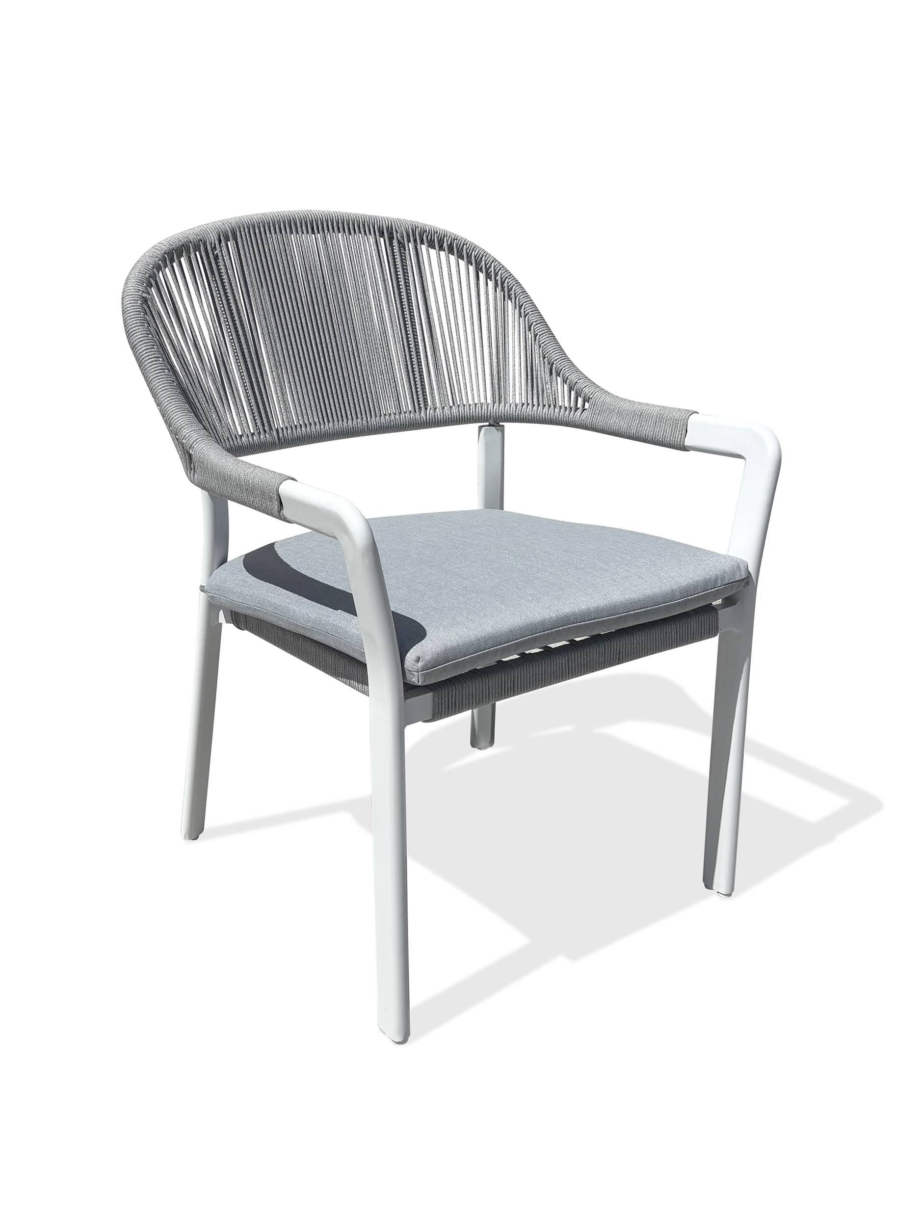 Fauteuil de jardin ABELLA - BLANC - REMARQUABLE - Image 1