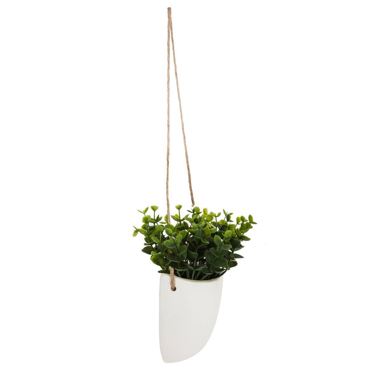 Atmosphera - Plante artificielle à suspendre pot céramique H20cm - Atmosphera Créateur d'intérieur - Imagen 4