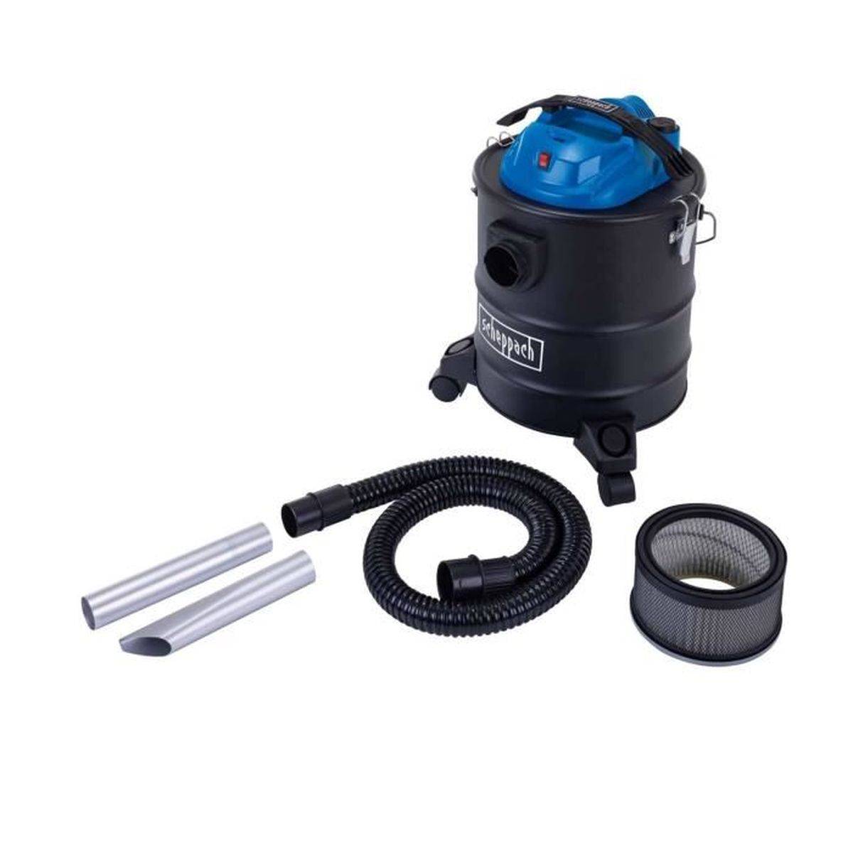 Scheppach - Aspirateur à cendres sans sac Scheppach AVC25 1300 W, 20 L, 20 kPa, filtre cartouche, 3 roues - SCHEPPACH - Image 1