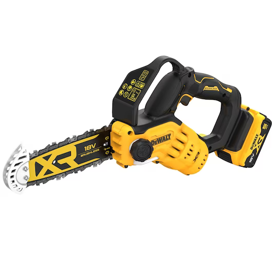 Dewalt - Tronçonneuse élagueuse DEWALT XR 18V Brushless - 1 batteries 5.0 Ah, chargeur + accessoires - DCMPS520P1-QW - Image 3