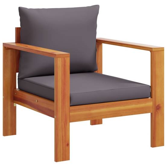 Vidaxl - Salon de jardin avec coussins 3 pcs bois massif d'acacia vidaXL 3214846 - Image 8