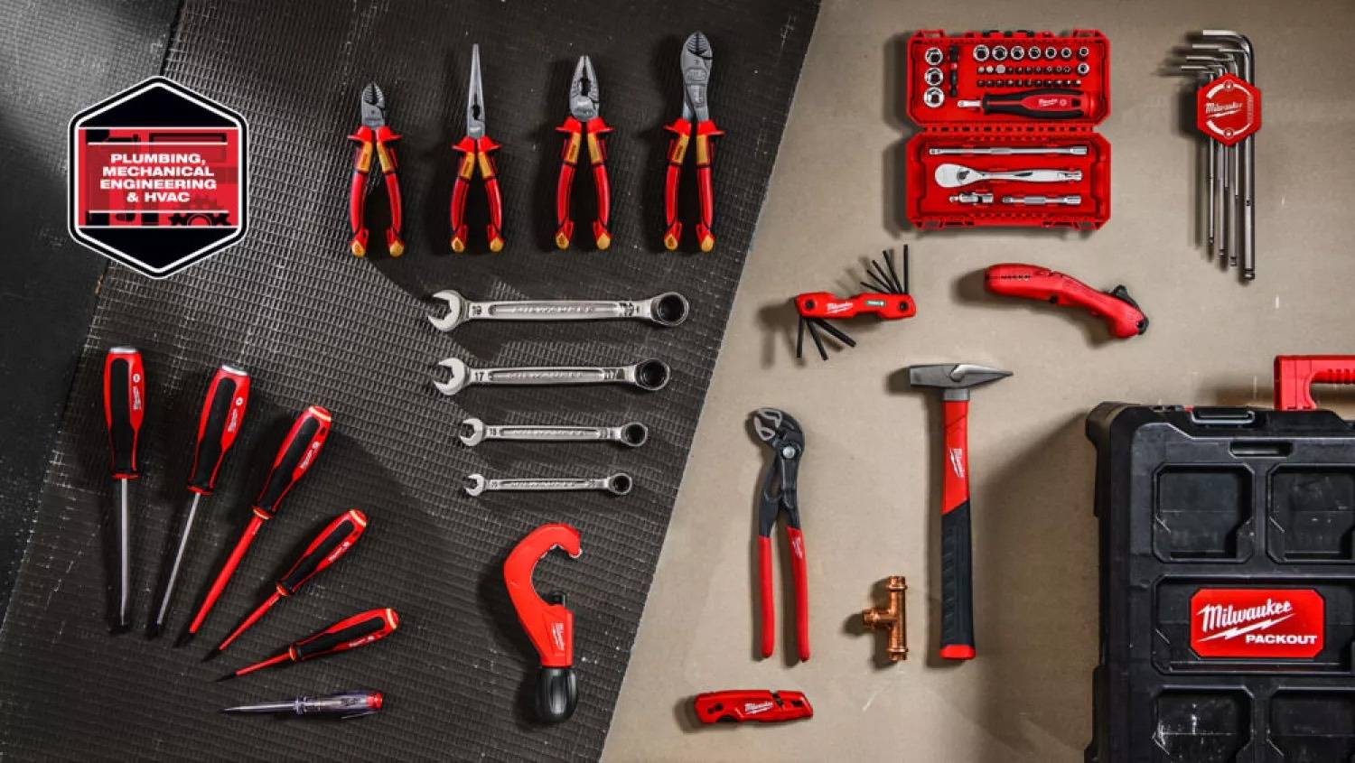 PACKOUT™ Ensemble d'outils en mallette - 73 pièces - pour plombiers - MILWAUKEE - 4932499467 - Image 3