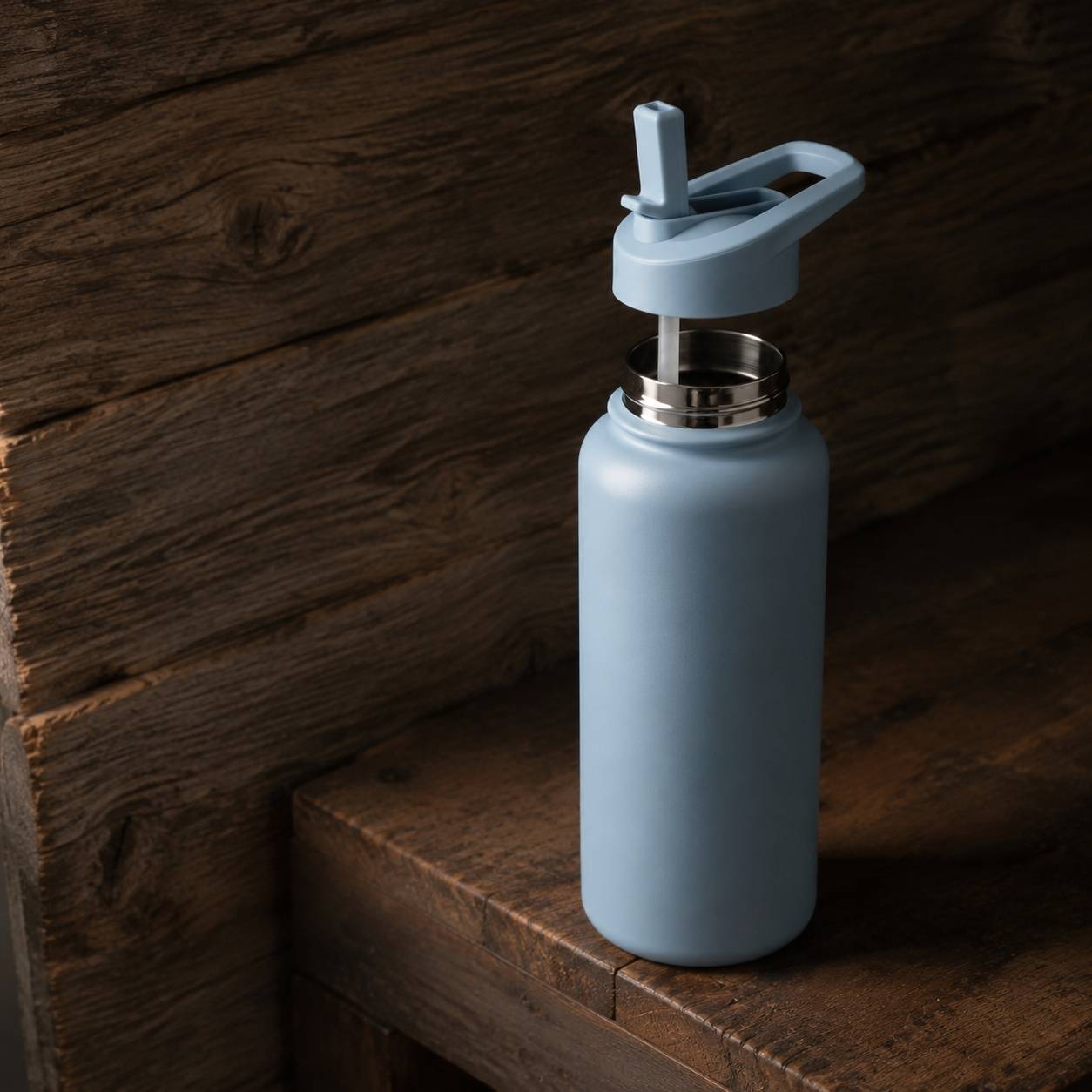 Bouteille Isotherme Acier Inoxydable 1 L Double Paroi Sans BPA Étanche Réutilisable - Image 9