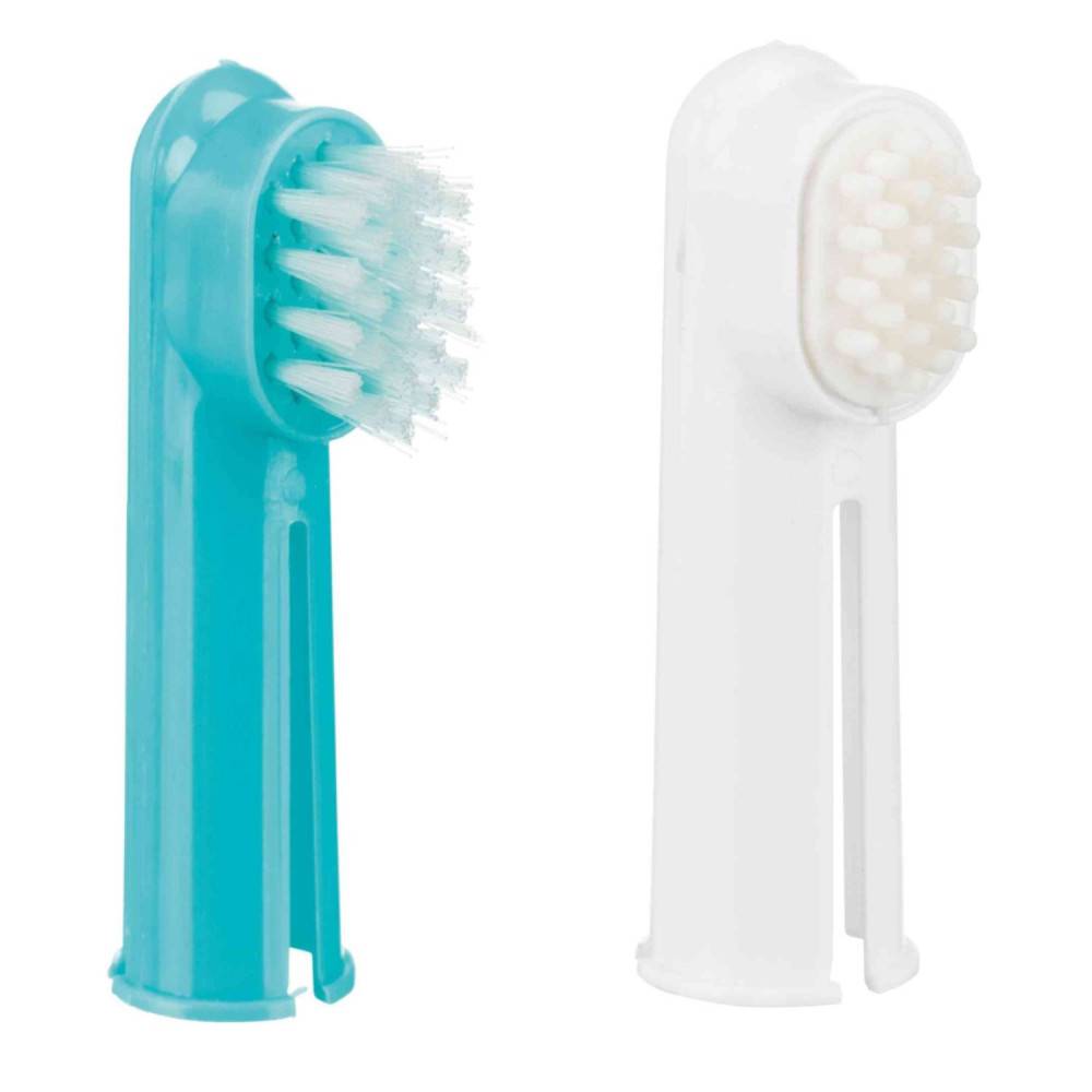 Trixie - Trixie - Set de 2 brosses à dents 6 cm pour chien ou chat - Imagen 1