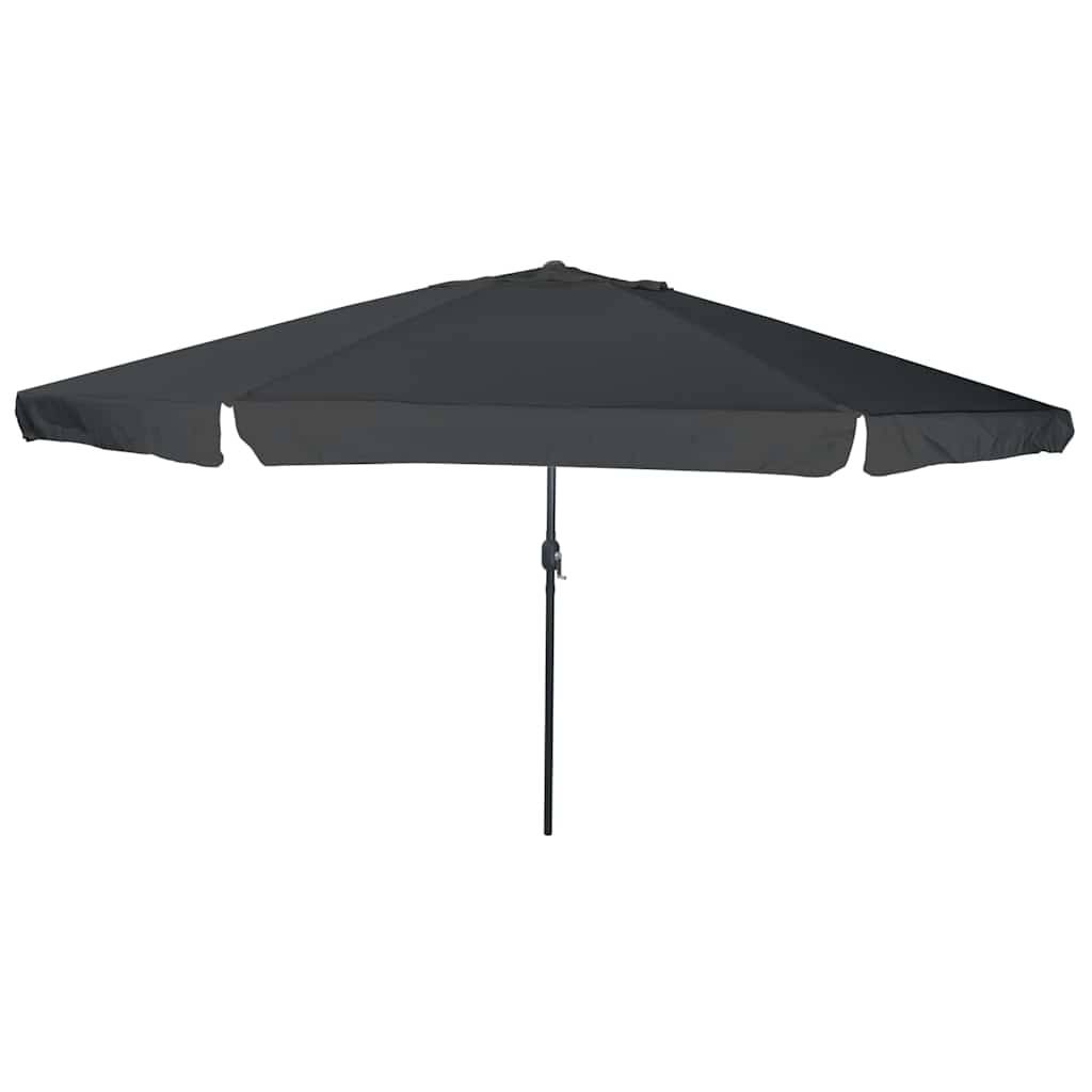 Parasol de jardin polyester et acier couleur anthracite 394 x 394 x 248 cm - PANGIVO - Image 1