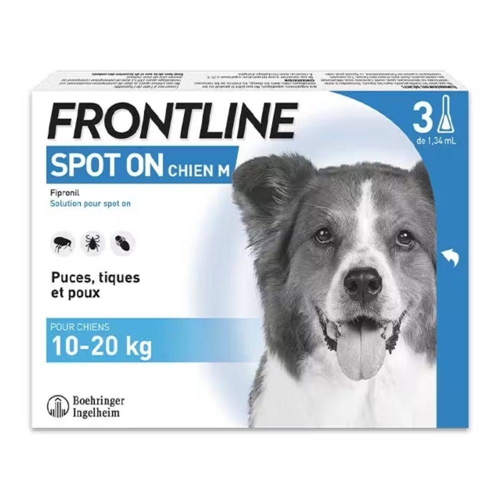 Frontline - Pipetas antiparasitarias perro 10-20 kg, protección pulgas 8 semanas, garrapatas 4 semanas - FRONTLINE - Imagen 6
