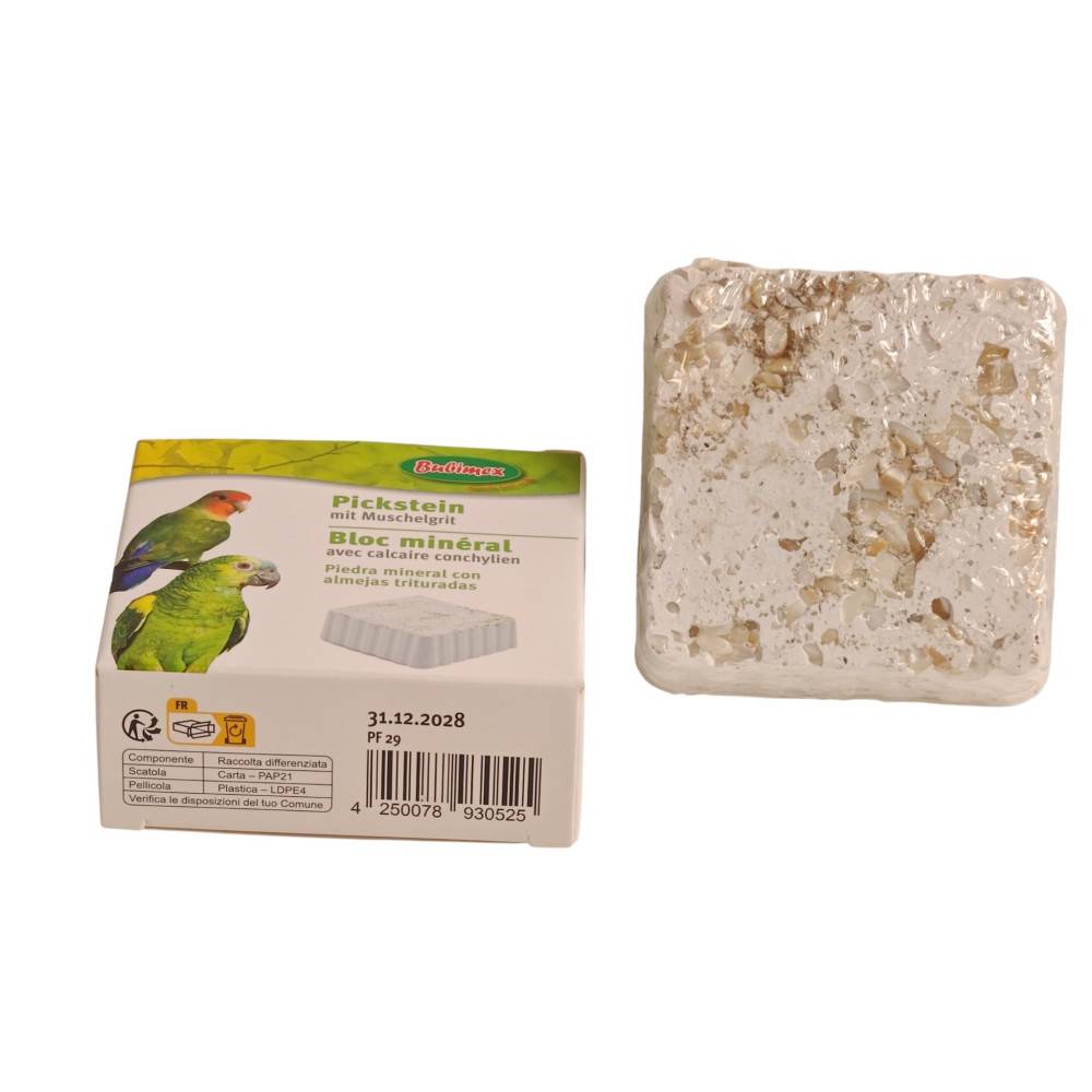 Bubimex - Bloc minéral pour perroquets et perruches Bubimex, 100 g - Image 1