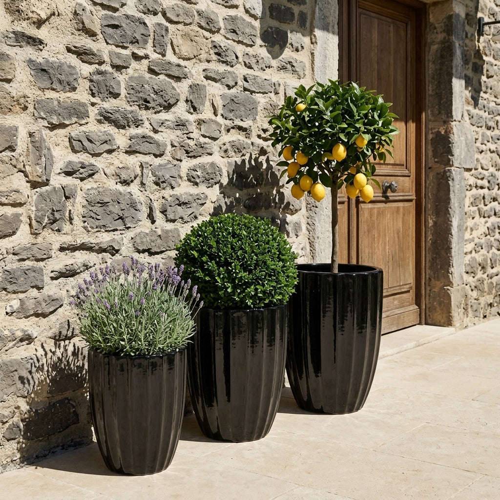 Pot HUGO 44x59cm noir - Image 4