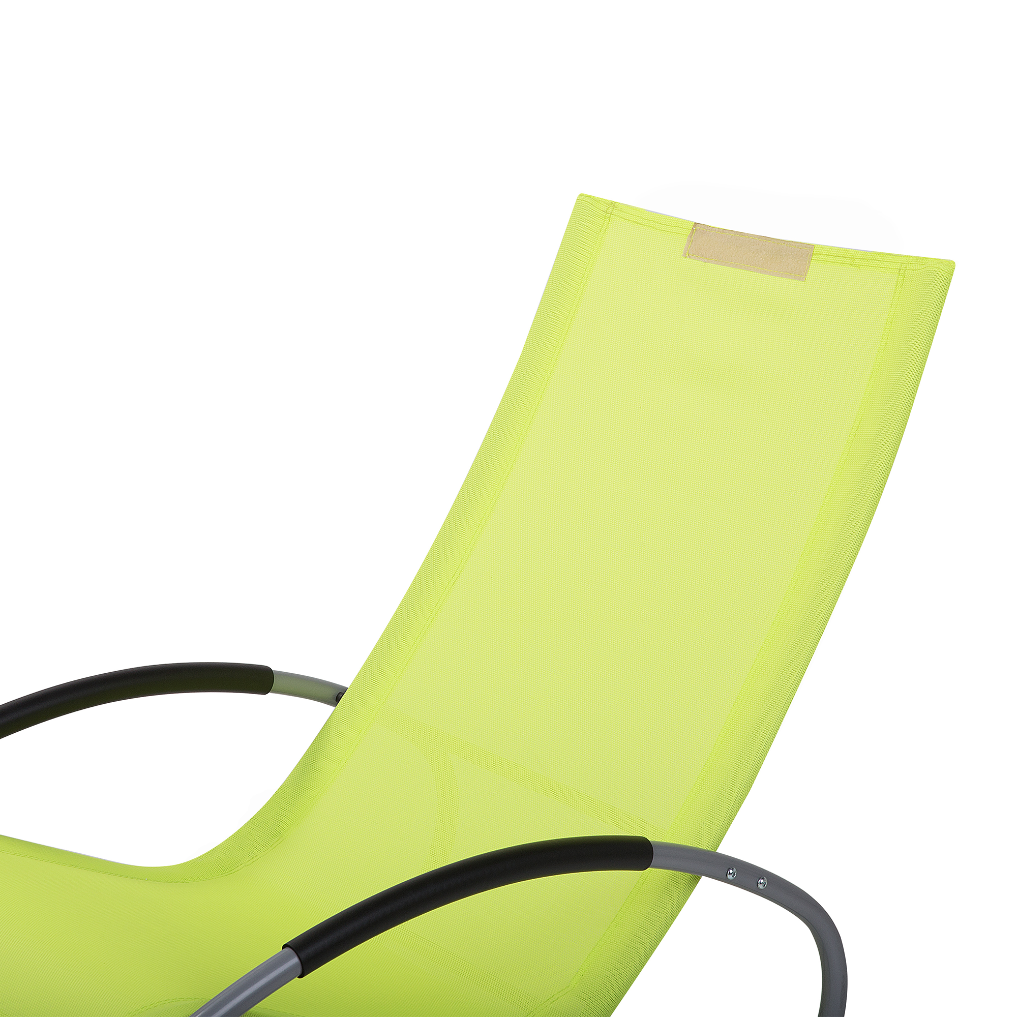 Beliani - Chaise longue Acier Vert citron CAMPO - Beliani - Imagen 8
