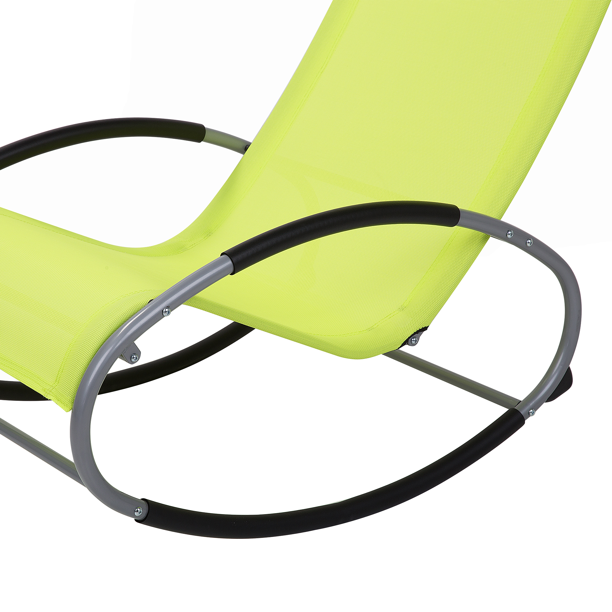Beliani - Chaise longue Acier Vert citron CAMPO - Beliani - Imagen 9