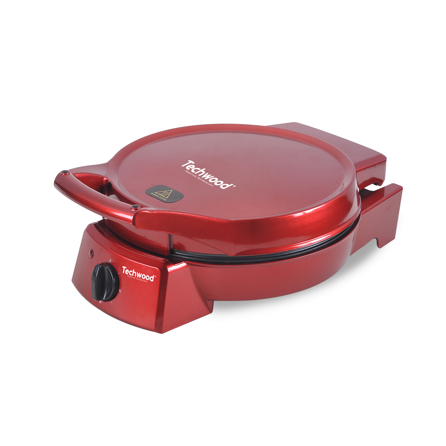 Four à pizza Plancha Grill Poêle Crépière 1800w 30,5cm rouge Essentiel B - Électroménager