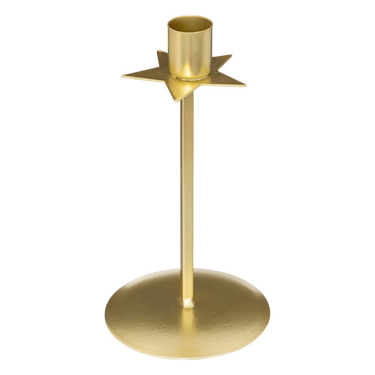 Fééric Lights & Christmas - Photophore chandelle étoile 18cm - Feeric Lights & Christmas