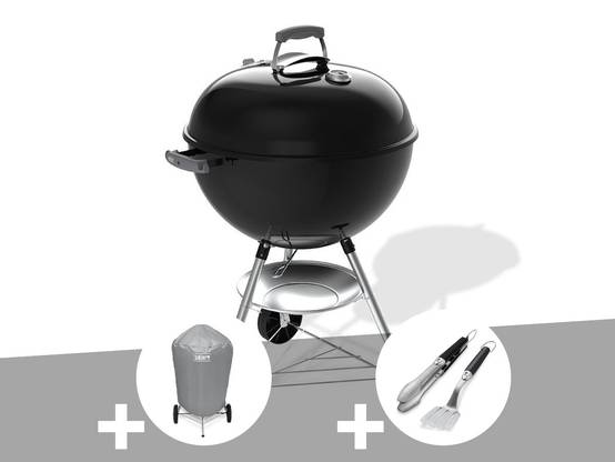 Weber - Barbecue à charbon Original Kettle 57 cm + Housse + Kit ustensiles Premium 2 pièces - Weber - Image 1