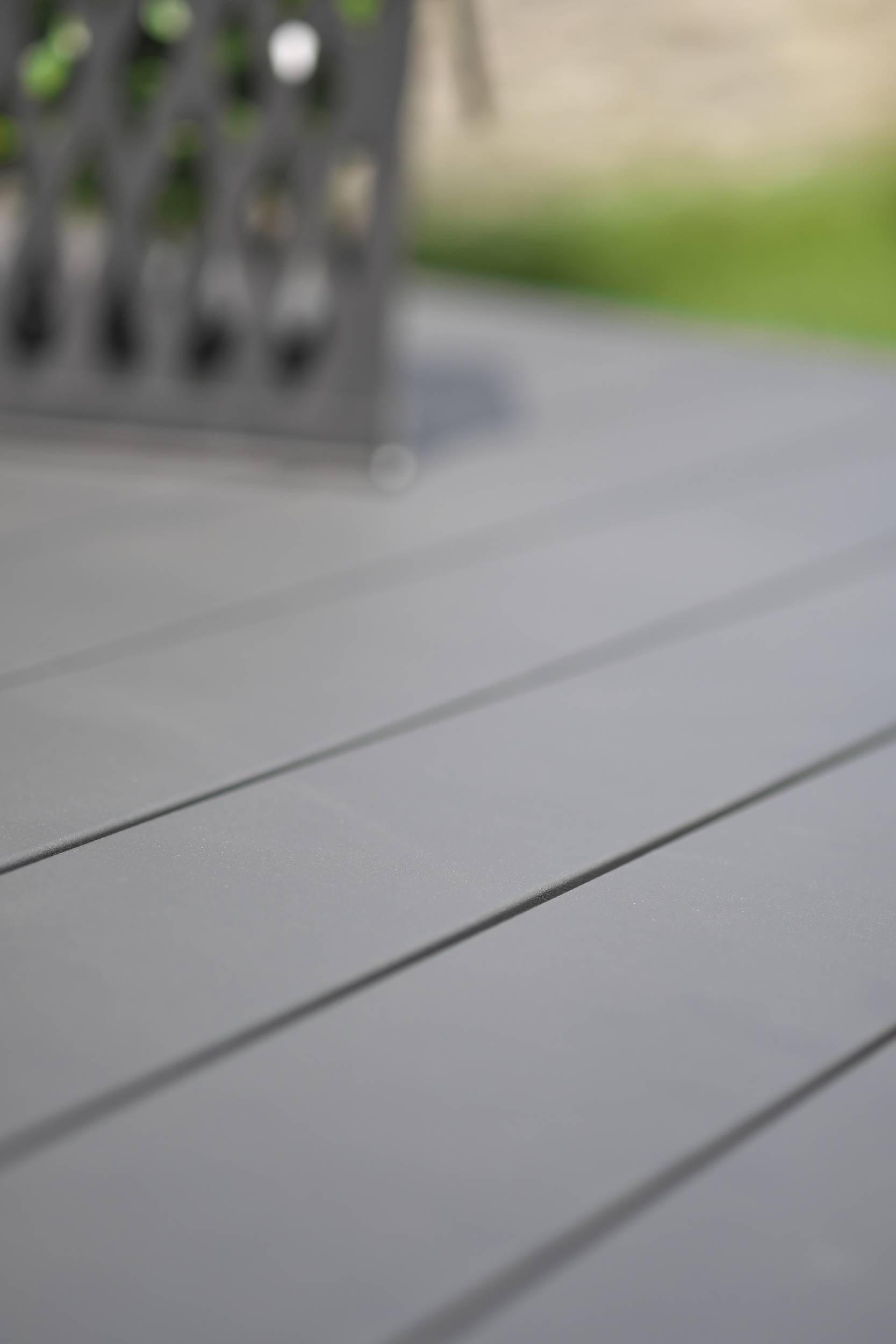 Dcb Garden - Table de jardin 10 places en aluminium - Gris anthracite - ALU-MIAMI - Image 3