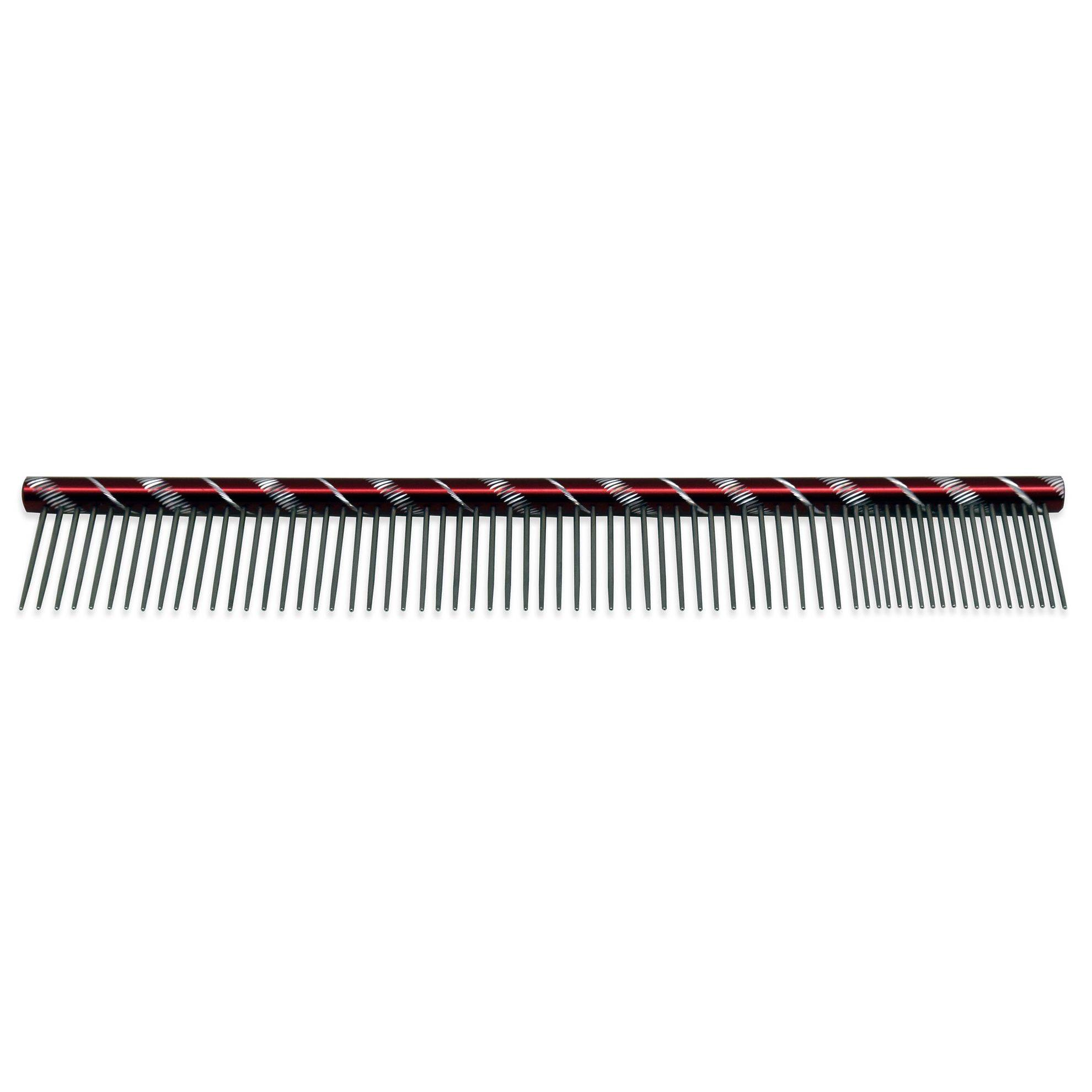 Peigne en acier fantaisie 25cm Couleur : Rouge IDEALDOG