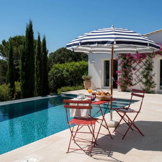 Oviala - Lot de 2 chaises pliantes en acier rouges Rome - Oviala - Imagen 5
