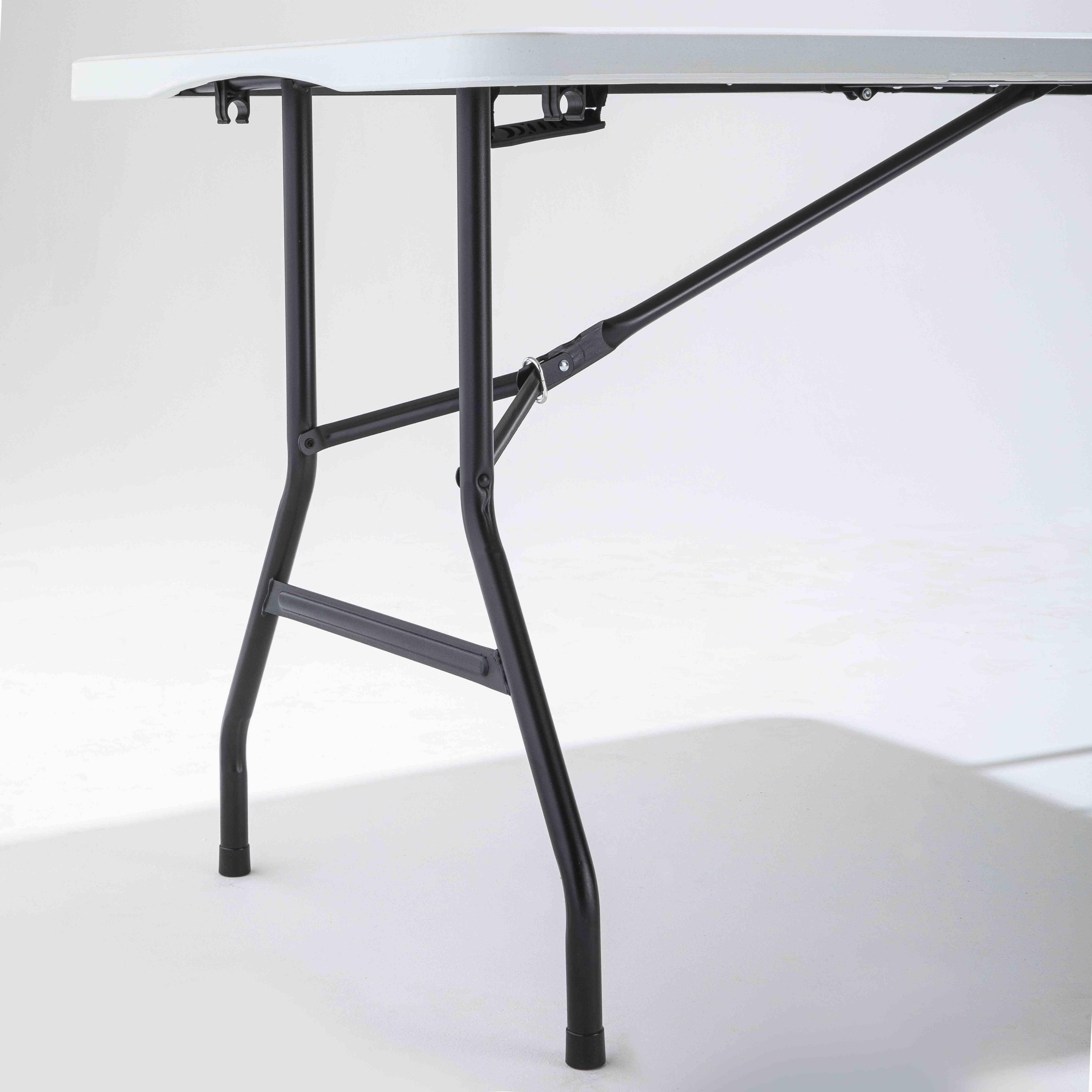 Oviala - Ensemble table et chaises pliantes de jardin 180 cm REKKEM - Oviala - Imagen 3