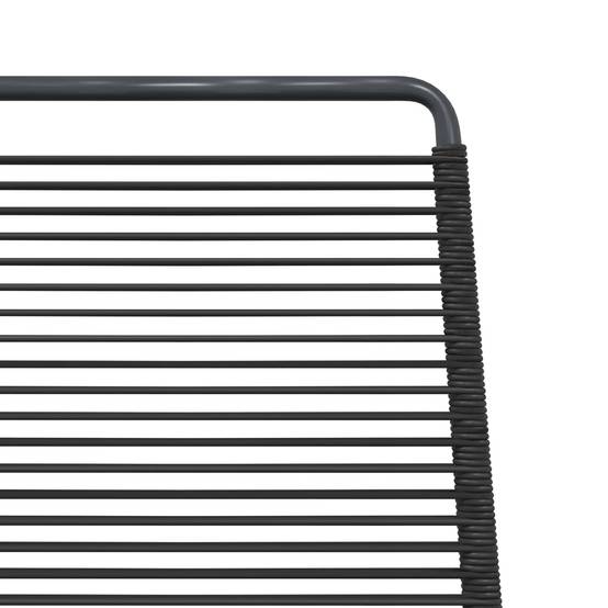Chaises de jardin rotin noir 48 x 55 x 89.5 cm - PANGIVO - Image 7