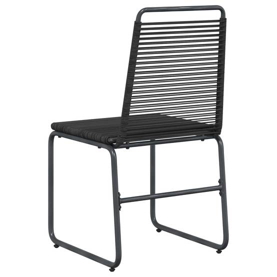 Chaises de jardin rotin noir 48 x 55 x 89.5 cm - PANGIVO - Image 6