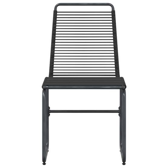 Chaises de jardin rotin noir 48 x 55 x 89.5 cm - PANGIVO - Image 4