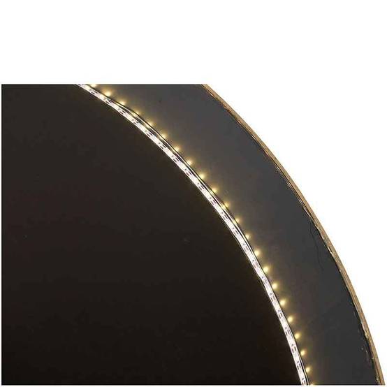 Miroir Victoria rond LED doré 90x3cm - Image 5