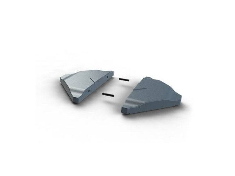 Centrale Brico - Lot de 4 triangles à lester Sabik gris, L 50 x l 50 x H 7.5 cm Centrale Brico - Imagen 3