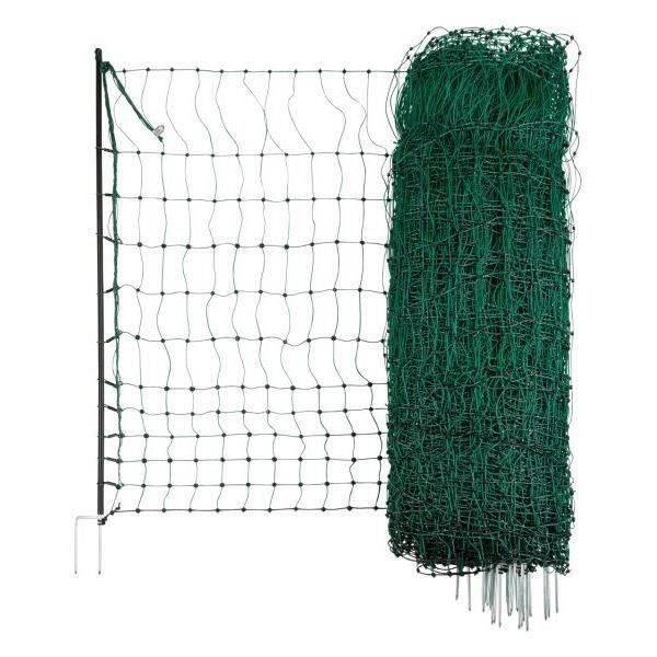 KERBL - Filet pour les poules 50 m - 106 cm - double pointe - vert - non électrique - Image 2