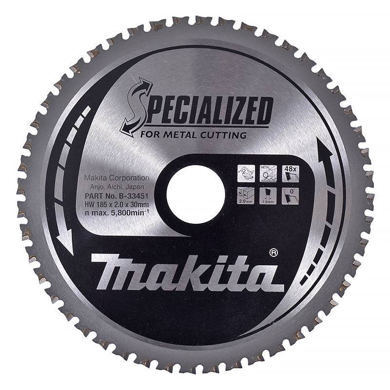 Makita - Lame carbure MAKITA B-33451 Specialized 185 x 30 x 48 dents Makita