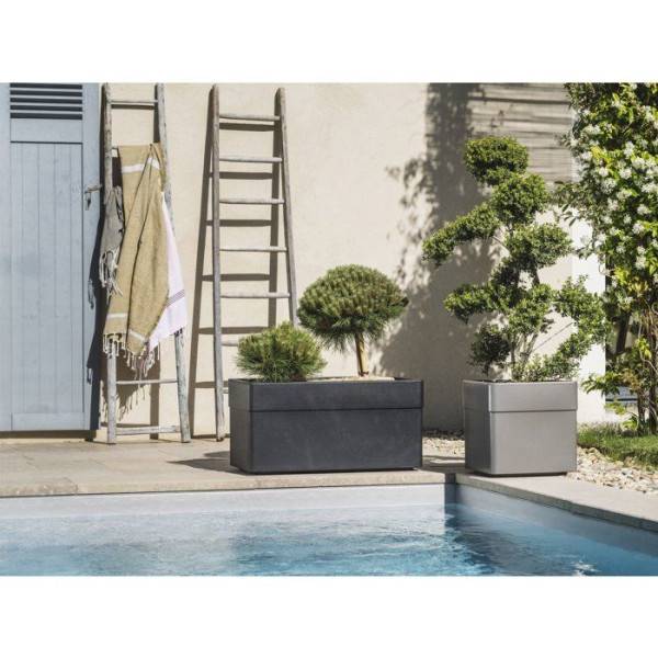 Eda - Jardinière rectangulaire Carel taupe 78 x 39 x 39 cm - 63 L - Eda - Image 5