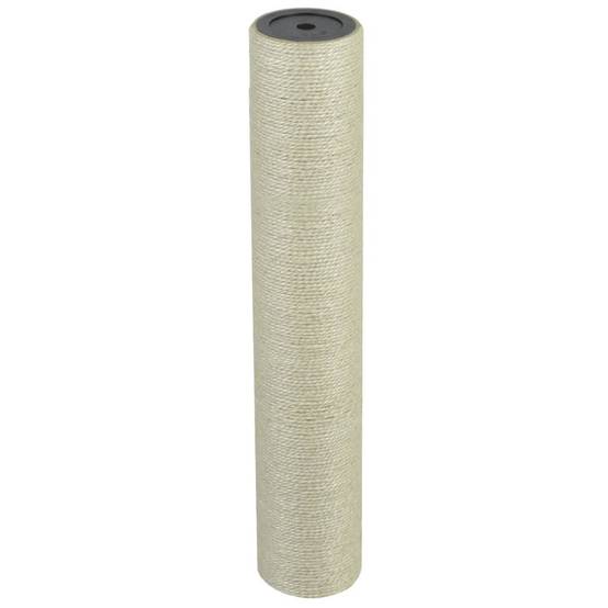 Grattoir pour chats sisal beiges 8 x 8 x 45 cm, Poids:0.6kg - PANGIVO - Image 1