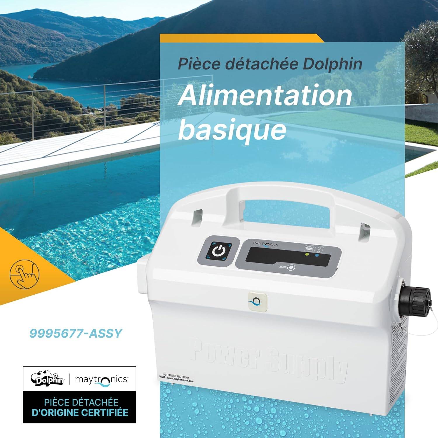 Dolphin - Alimentation pour robot de collectivité 2x2 et c6 plus 9995677-ASSY Dolphin - Imagen 4