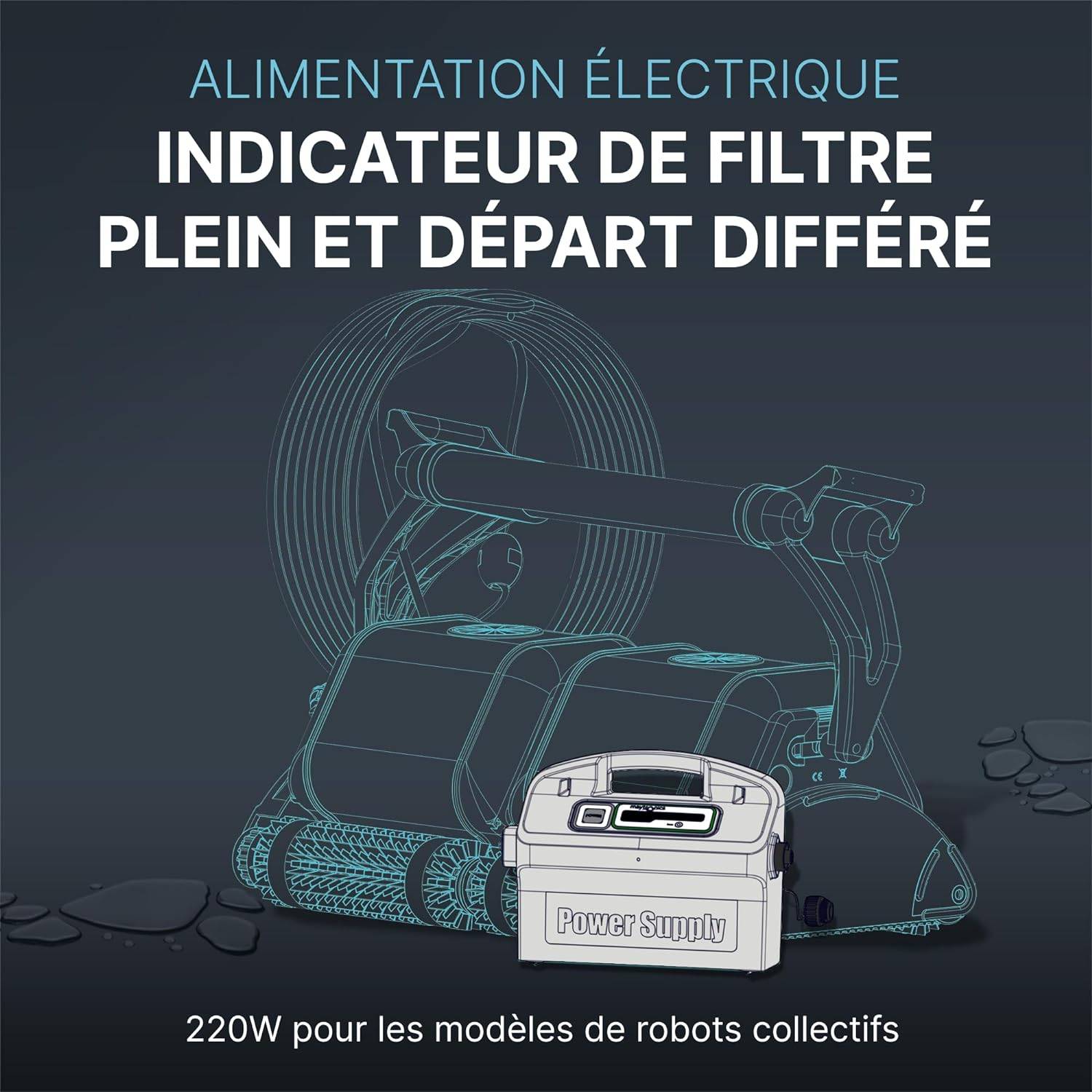 Dolphin - Alimentation pour robot de collectivité 2x2 et c6 plus 9995677-ASSY Dolphin - Imagen 5